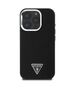 Original Case IPHONE 16 PRO MAX Guess Hardcase Grained Triangle MagSafe (GUHMP16XPGTSPSK) black 3666339302337