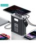 Powerbank 80000mAh 130W 2C+3A QC3.0+PD Fast Charge USAMS black/black STXLOGTC01 (US-CD196) + USB-C-USB-C cable 100W 2m 6958444905280