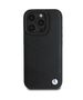 Original Case BMW hardcase Signature Leather Crossing Lines Pattern BMHCP16L23RCGPK for Iphone 16 Pro Black 3666339323547