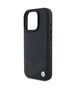 Original Case BMW hardcase Signature Leather Crossing Lines Pattern BMHCP16L23RCGPK for Iphone 16 Pro Black 3666339323547