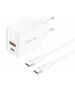 Foneng Charger Foneng EU56 1xUSB-A, 1xUSB-C, 20W (White) + cable USB-C 070062  EU56 Type-C to Type- έως και 12 άτοκες δόσεις 6970462510215