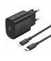 Foneng Charger Foneng EU51 USB-C 25W + cable USB-C - Lightning  (black) 070068  EU51 Type-C to Light έως και 12 άτοκες δόσεις 6970462511649