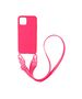 Θήκη Σιλικόνης με Strap CarryHang Sonique Apple iPhone 12 mini Φουξ 5201101703707