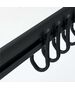 Easy roll hooks 12 pcs black κρίκοι κουρτίνας μπάνιου Sealskin