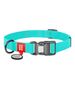 Waudog Waterproof glowing dog collar with QR passport WAUDOG 40 mm wide, 46-70 cm long 071933  4201000090 έως και 12 άτοκες δόσεις 4823089360331