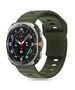 Strap for SAMSUNG GALAXY WATCH ULTRA (47MM) Tech-Protect Silicone Olive green 5906302376445