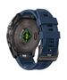 Strap for GARMIN FENIX 5X / 5X PLUS / 6X / 6X PRO / 7X / 8 (51MM) Tech-Protect Silicone navy blue 5906302376896