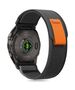 Strap for GARMIN FENIX 5 / 6 / 6 PRO / 7 / 8 / E (47MM) Tech-Protect Nylon black & orange 5906302377176