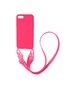 Θήκη Σιλικόνης με Strap CarryHang Sonique Apple iPhone 7 / iPhone 8 / iPhone SE 2020 / iPhone SE 2022 Φουξ 5201101704063