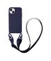 Θήκη Σιλικόνης με Strap CarryHang Sonique Apple iPhone 14 Μπλε Σκούρο 5201101791346