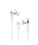 Wired In-Ear Earphones with 1.2m USB-C Cable and Microphone Jellico EP3A white 6974929202040