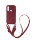 Θήκη Σιλικόνης με Strap CarryHang Sonique Xiaomi Redmi Note 8T Μπορντώ 5201101724511