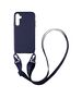 Θήκη Σιλικόνης με Strap CarryHang Sonique Samsung Galaxy A34 5G Μπλε Σκούρο 5201101928759