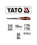 YATO ΠΡΙΟΝΙ ΓΥΨΟΣΑΝ ΤΡΙΠΛΗΣ ΚΟΠΗΣ 180mm YT-31343 20031343 ΤΕΜΑΧΙΟ εως 12 άτοκες δόσεις