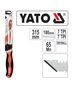 YATO ΠΡΙΟΝΙ ΓΥΨΟΣΑΝ ΤΡΙΠΛΗΣ ΚΟΠΗΣ 180mm YT-31343 20031343 ΤΕΜΑΧΙΟ εως 12 άτοκες δόσεις