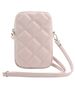 Guess Zipper Phone Bag - Guess (GUWBZZPSQSSGP) - Pink 3666339210700 έως 12 άτοκες Δόσεις