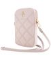 Guess Zipper Phone Bag - Guess (GUWBZZPSQSSGP) - Pink 3666339210700 έως 12 άτοκες Δόσεις