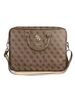 Guess Unisex 15" Laptop Bag, Detachable strap - Guess (GUCB15G4GFBR) - Brown 3666339005375 έως 12 άτοκες Δόσεις