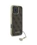 Guess Case for iPhone 16 Pro Max - Guess Hardcase 4G Charms Collection (GUHCP16XGF4GBR) - Brown 3666339345952 έως 12 άτοκες Δόσεις