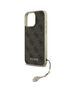 Guess Case for iPhone 16 Pro Max - Guess Hardcase 4G Charms Collection (GUHCP16XGF4GBR) - Brown 3666339345952 έως 12 άτοκες Δόσεις