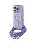 Guess Case for iPhone 16 Pro Max - Guess IML Crossbody Cord Cord Script MagSafe (GUHMP16LHCTSGNSU) - Purple 3666339345860 έως 12 άτοκες Δόσεις