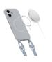 Case IPHONE 16 Tech-Protect Magnecklace MagSafe Crayon Grey 5906302370320