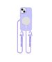 Case IPHONE 15 Tech-Protect Magnecklace MagSafe lavender 5906302375967