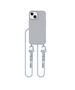 Case IPHONE 15 Tech-Protect Magnecklace MagSafe Crayon Grey 5906302375981