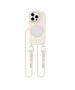 Case IPHONE 15 PRO Tech-Protect Magnecklace MagSafe Cosmic Latte 5906302313136