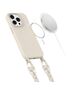 Case IPHONE 15 PRO Tech-Protect Magnecklace MagSafe Cosmic Latte 5906302313136