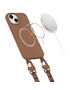 Case IPHONE 14 Tech-Protect Magnecklace MagSafe Chocolate Brown 5906302370504