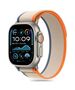 Strap for APPLE WATCH 6 / 7 / 8 / 9 / 10 / SE / ULTRA 1 / 2 (44 / 45 / 46 / 49 MM) Tech-Protect Nylon Cream / Orange 5906302370832