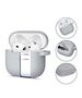 Case for APPLE AIRPODS 4 Tech-Protect Silicone Hook Crayon Grey 5906302370061