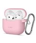 Case for APPLE AIRPODS 4 Tech-Protect Silicone Hook Dusty Pink 5906302370054