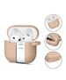 Case for APPLE AIRPODS 4 Tech-Protect Silicone Hook Caffe Latte 5906302370078