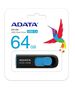 Adata Memory Stick 64GB - Adata (AUV128-64G-RBE) - Black / Blue 4713435797150 έως 12 άτοκες Δόσεις