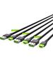 Kabel USB Green Cell USB-A - USB-C 2 m Czarny (KABGCSET03)