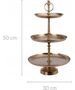 Home Styling Collection Metalowa patera 3 poziomy, 50 cm