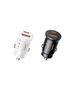 Car Charger 30W QC USB + USB-C PD Remax Siya Series RCC358 black 6954851217466