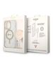 Original Case IPHONE 14 PRO Guess Hardcase Marble MagSafe + Wireless Charger (GUBPP14MHMEACSH) white 3666339103200