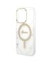 Original Case IPHONE 14 PRO Guess Hardcase Marble MagSafe + Wireless Charger (GUBPP14MHMEACSH) white 3666339103200