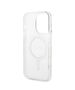 Original Case IPHONE 14 PRO Guess Hardcase Marble MagSafe + Wireless Charger (GUBPP14MHMEACSH) white 3666339103200