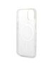 Original Case IPHONE 14 Guess Hardcase Marble MagSafe + Wireless Charger (GUBPP14SHMEACSK) white 3666339103187