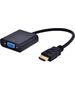 Προσαρμογέας AV Gembird HDMI - D-Sub (VGA) μαύρο (A-HDMI-VGA-04) 980933 8716309090384