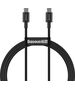 Kabel USB Baseus USB-C - USB-C 1 m Czarny (BSU2848BLK)