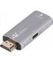 Adapter AV Lanberg Adapter Lanberg HDMI (M) -> Displayport (F) 4K srebrny