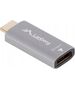 Adapter AV Lanberg Adapter Lanberg HDMI (M) -> Displayport (F) 4K srebrny