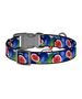 Waudog Nylon dog collar with QR code Waudog "Fig" size L [product_code]  282-4053 έως και 12 άτοκες δόσεις 4823089375809