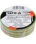 Yato Taśma elektroizolacyjna 19x0,13mm/20m PVC, izolacja-max 40kV /żółto-zielony/ - YT-81655 3073901 5906083816550