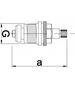 Hydroland Głowica suwakowa do baterii 2-uchwytowej 1/2" - dla śruby - (G-F15) 3078179 5900308730539